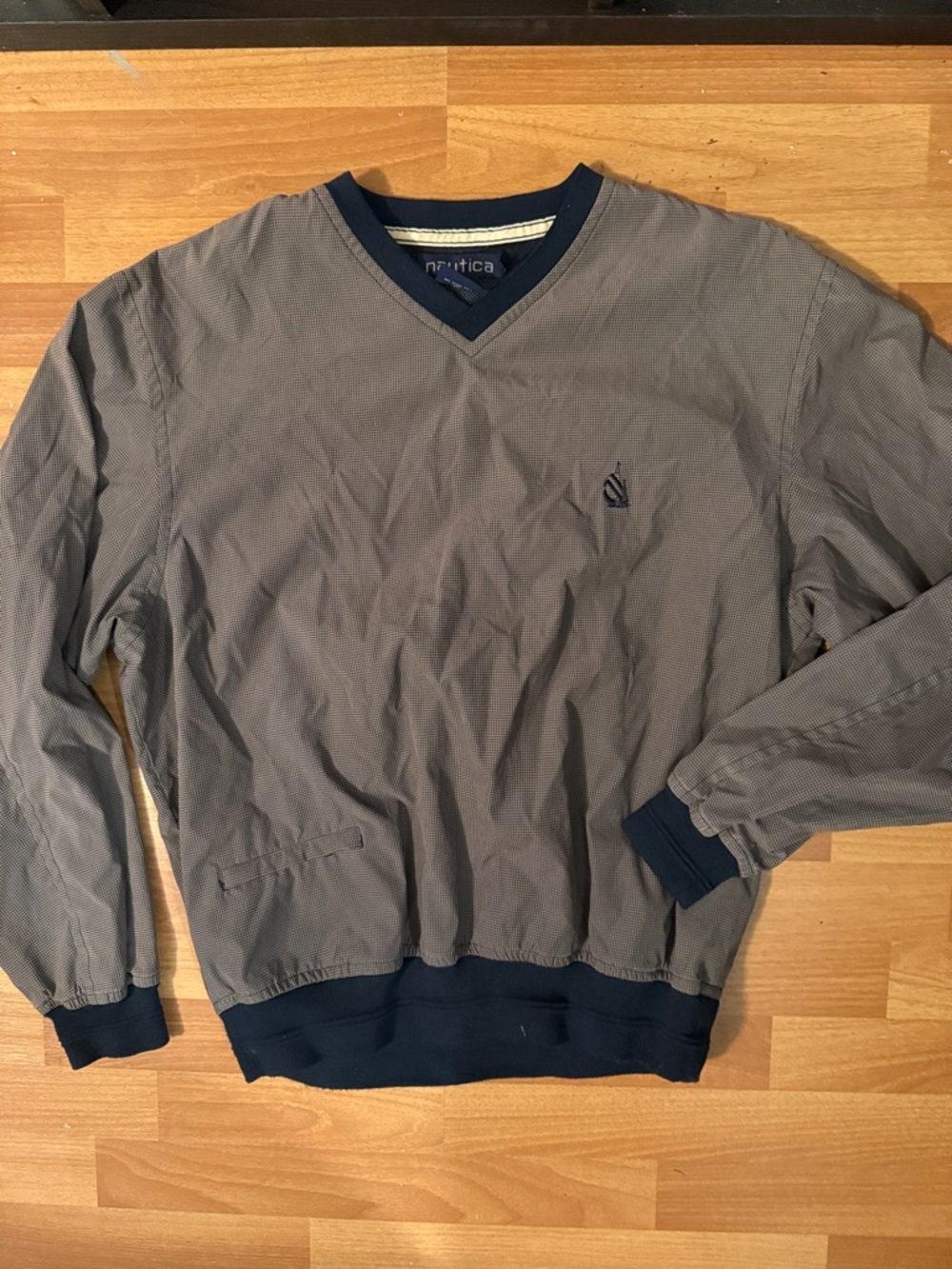 Nautica v-neck pullover windbreaker